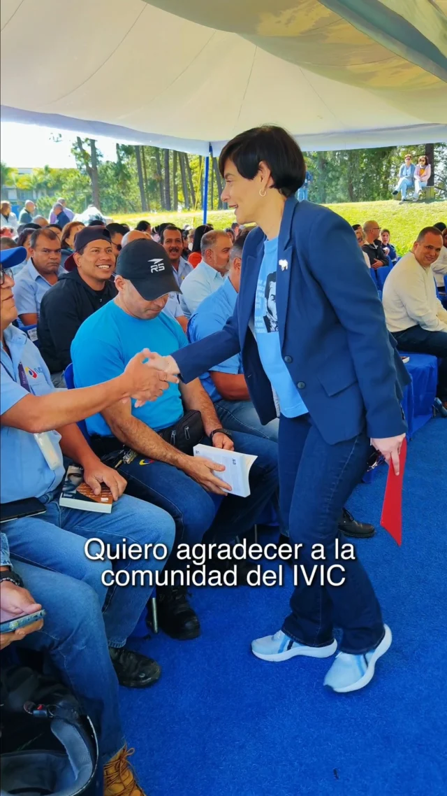 La ministra para Ciencia y Tecnología, Gabriela Jiménez Ramírez, participó en una misa celebrada en el Instituto Venezolano de Investigaciones Científicas para rendir un homenaje a los mártires del bombardeo ocurrido el 3 de enero.

Desde el sector científico y tecnológico se alzó la voz por la unidad nacional y se exigió la liberación del presidente Nicolás Maduro y de la Primera Combatiente, Cilia Flores.

Desde la empatía, la fraternidad y el encuentro con el pueblo se garantizará la paz y la victoria de la Patria.